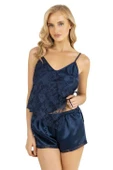 Aria's Closet Ekru Saten Şort Takımı 9204 - 1