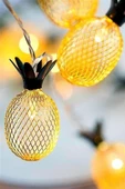 Dekoratif Pilli Pineapple Ananas Pilli Şerit Led Işık (1 Metre) - 10