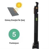 5 Fonksiyonlu Güneş Enerjisi İle Şarj Olabilen 48 Ledli Işıldak,Aydınlatma PR-3838 - 2