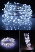Pilli 5 metre Dekoratif Peri Led Beyaz Aydınlatma Süsleme Lambası - 8