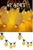 Dekoratif Pilli Pineapple Ananas Pilli Şerit Led Işık (1 Metre) - 7