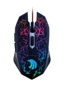 Polosmart PGM25 Kablolu Gaming Mouse & Mouse Pad Kırmızı - 1
