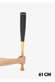 Beyzbol Sopası 61 Cm Dişbudak Ağacından Kırılmaz Bezbol Sopası Siyah - 1