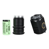 POWERMASTER PM-25118 ŞAPKA EL FENERİ 3 COB LEDLİ 3 MODLU ŞARJLI TYPE-C MIKNATISLI 30X30X80MM - 3