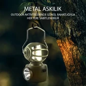 POWERMASTER LF-3328B 30 WATT POWER VE FİLAMENT LED KAMP LAMBASI ŞARJLI TYPE-C 155X115X85MM - 3