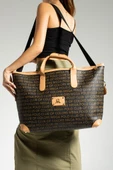 Seyehat Spor Çantası Suni Deri Kabin Boy Valiz 45*35 Cm El Valizi Vegan Deri Unisex Shopping Bag - 7
