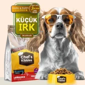 Chefs Kibbles 9KG  2+1 Paket  Mini ve Küçük Irk Köpek Maması Kuzu Etli Pirinçli - 3