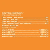 Chefs Kibbles 15KG 3+2 Paket Mini ve Küçük Irk Köpek Maması Kuzu Etli Pirinçli thumbnail 5