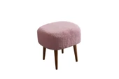 BAREL Yuvarlak 4 Ayaklı Çok Amaçlı Puf  Pembe thumbnail 1