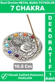 Özel Seri Yüksek Kaliteli Dekoratif Hediyelik Yoga Chakra Meditasyon Pozitif Enerji METAL Tütsülük - 1
