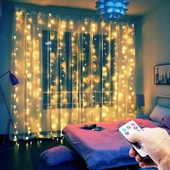 VIP CURTAIN LAMP IP64 10 DALLI 2.60X2 METRE DIŞ MEKAN SALKIM LED IŞIK GÜN IŞIĞI DÖKME LED KUMANDALI thumbnail 3