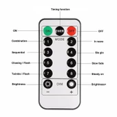 VIP CURTAIN LAMP IP64 10 DALLI 2.60X2 METRE DIŞ MEKAN SALKIM LED IŞIK GÜN IŞIĞI DÖKME LED KUMANDALI thumbnail 6