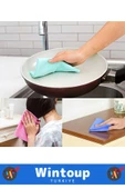 Özel Üretim Yüksek Kaliteli 3 Kat Emici Tüm Yüzeylerde Etkili Mutfak Banyo Islak Sihirli Bez 3 Adet - 3