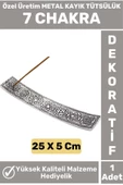 Özel Seri Yüksek Kaliteli Dekoratif Hediyelik Yoga Chakra Meditasyon Pozitif Enerji METAL Tütsülük - 1