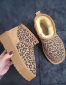 UGG LEOPAR YÜKSEK TABAN BOT - 1