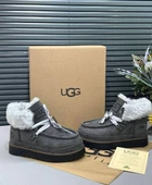 UGG BAĞCIKLI YÜKSEK TABAN DERİ BOT - 1