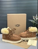 UGG BAĞCIKLI YÜKSEK TABAN DERİ BOT - 1