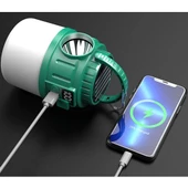 POWERMASTER V65-3 24 LED 5 AYDINLATMA MODU + 2 YAN IŞIK (BEYAZ / SARI) 1200 MAH SOLAR KAMP LAMBASI - 3