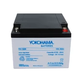 YOKOHAMA YH-1226 12 VOLT - 26 AMPER KURU AKÜ (165 X 176 X 125 MM) - 2
