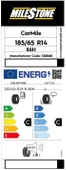 Milestone 185/65 R14 86H Carmile Yaz Lastiği 2025 Üretim - 2