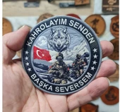 BOZKURT ASKER  PEÇ ,KAHROLAYIM SENDEN BAŞKA SEVERSEM  - Arma - TPU Patch - 2
