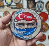 ATATÜRK  PEÇ , BİR ÇİFT MAVİ GÖZÜN IŞIĞINDA  - Arma - TPU Patch thumbnail 2