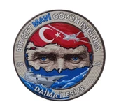 ATATÜRK  PEÇ , BİR ÇİFT MAVİ GÖZÜN IŞIĞINDA  - Arma - TPU Patch thumbnail 1