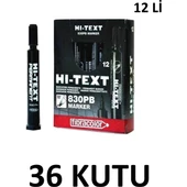 36 Kutu ( 240 Adet) 830PB Yuvarlak Uç Permanent Kalem Koli Kalemi - 1