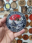 BAYRAK ASKER  PEÇ , BİR GECE ANSIZIN GELEBİLİRİZ - Arma - TPU Patch thumbnail 2