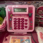 Çocuk Süper Market Pembe Yazar Kasalı Oyuncak - Mavi Su Dünyası - 3