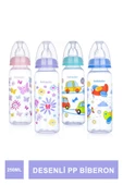 Bebedor Desenli Pp Biberon 250ml Orta Akış 24302 - 1