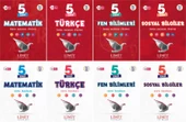 Limit 2025 5. Sınıf Matematik + Türkçe + Fen + Sosyal Konu Anlatım + Soru Seti 8 Kitap Güncel Müfredat - 1
