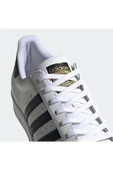 ADİDAS SÜPERSTAR  BEYAZ SİYAH UNİSEX SNEAKER AYAKKABI - 3