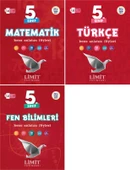 Limit 2025 5. Sınıf Matematik + Türkçe + Fen Konu Anlatım Seti 3 Kitap Güncel Müfredat - 1