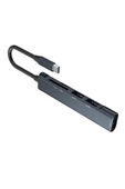 ZUIDID 5 in 1 Dönüştürücü Hub USB 3.0 + Kart Okuyucu Siyah - 2