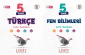 Limit 2025 5. Sınıf Türkçe + Fen Bilimleri Soru Bankası Seti 2 Kitap Güncel Müfredat - 1