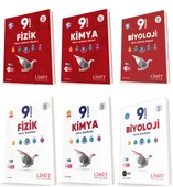 Limit 2025 9. Sınıf Fizik + Kimya + Biyoloji Kaf + Soru Seti 6 Kitap Güncel Müfredat - 1