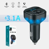 Zuidid FM15 Hızlı Şarj Destekli Bluetooht 5.3 Araç Kiti - FM Transmitter - 3