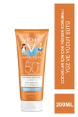 Vichy Capital Soleil  Wet Skin Gel Spf 50+ Çocuklar İçin Çok Yüksek Korumalı Yüz Ve Vücut Sütü 200 ml - 1