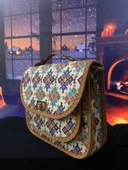 Kilim motif terme otantik kadın omuz çantası - 2