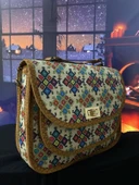 Kilim motif terme otantik kadın omuz çantası - 1