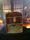 Heybe model Kilim dokuma otantik bordo askılı omuz çantası - 4