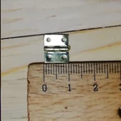 MİNİ TAVLA MENTEŞE 10 ADET 10X11 MM KUTU MODEL MAKET MENTEŞESİ - 4