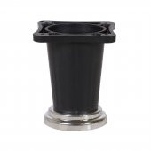 Yıldız Mobilya Masa Puf Sehpa TV Ünitesi Ayağı Siyah Krom Baza Ayak 8 cm (4 Adet) thumbnail 2