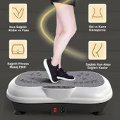 HyMark Fitness Egzersiz ve Kondisyon Aleti 120 kg Taşıma Titreşimli Yağ Yakma Spor Vücut Şekillendirme thumbnail 6