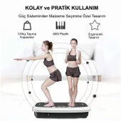 HyMark Fitness Egzersiz ve Kondisyon Aleti 120 kg Taşıma Titreşimli Yağ Yakma Spor Vücut Şekillendirme - 2