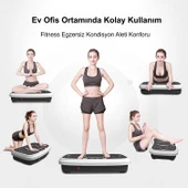 HyMark Fitness Egzersiz ve Kondisyon Aleti 120 kg Taşıma Titreşimli Yağ Yakma Spor Vücut Şekillendirme thumbnail 3