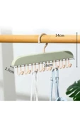 1 Adet 8 Kancalı Mutfak Banyo Dolap Askı Sütyen Kemer Kravat Eşarp Takı Elbise Çanta Askısı - 6