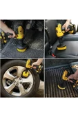3 lü Matkap Ucu Temizlik Fırça Seti Jant Lastik Tekerlek Koltuk Halı Derz Yıkama Temizleme Fırçası - 5