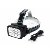 12 Ledli Güçlü Şarjlı Kafa Lambası WT-064 - 3